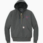 FISHERS HIGH SCHOOL TIGERS <span class="pdp-name-mascot">FISHERS TIGERS</span> Carhartt Men's Quilted-Flannel-Lined Duck Active Jacket Front Thumbnail