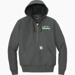 West Lutheran Warriors <span class="pdp-name-mascot">West Lutheran Warriors</span> Carhartt Men's Quilted-Flannel-Lined Duck Active Jacket Front Thumbnail