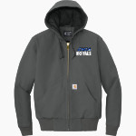 CVCA Royals The Online Store <span class="pdp-name-mascot">CVCA Royals</span> Carhartt Men's Quilted-Flannel-Lined Duck Active Jacket Front Thumbnail