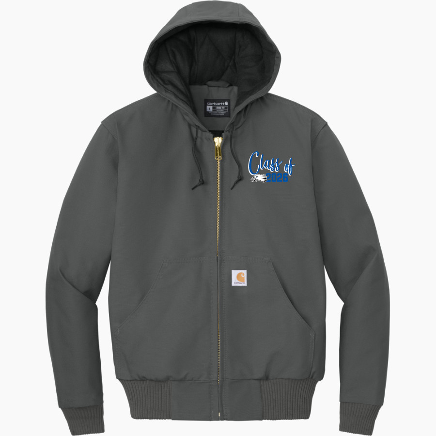 THE YOUNGSTOWN CHRISTIAN SCHOOL EAGLES <span class="pdp-name-mascot">THE YOUNGSTOWN EAGLES</span> Carhartt Men's Quilted-Flannel-Lined Duck Active Jacket