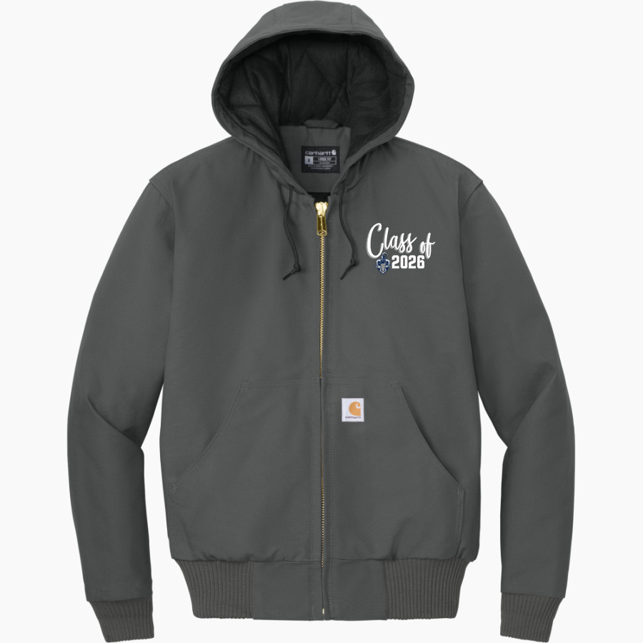 Liberty Christian Warriors <span class="pdp-name-mascot">Liberty Christian Warriors</span> Carhartt Men's Quilted-Flannel-Lined Duck Active Jacket