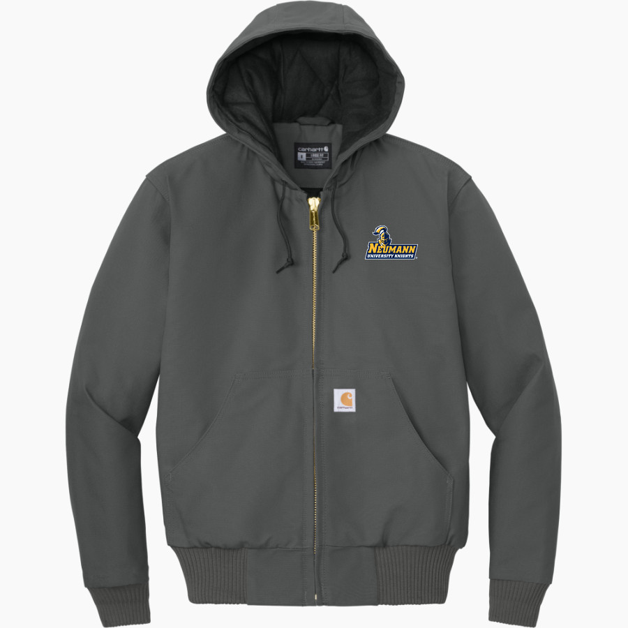 Neumann Knights <span class="pdp-name-mascot">NEUMANN UNIVERSITY KNIGHTS</span> Carhartt Men's Quilted-Flannel-Lined Duck Active Jacket