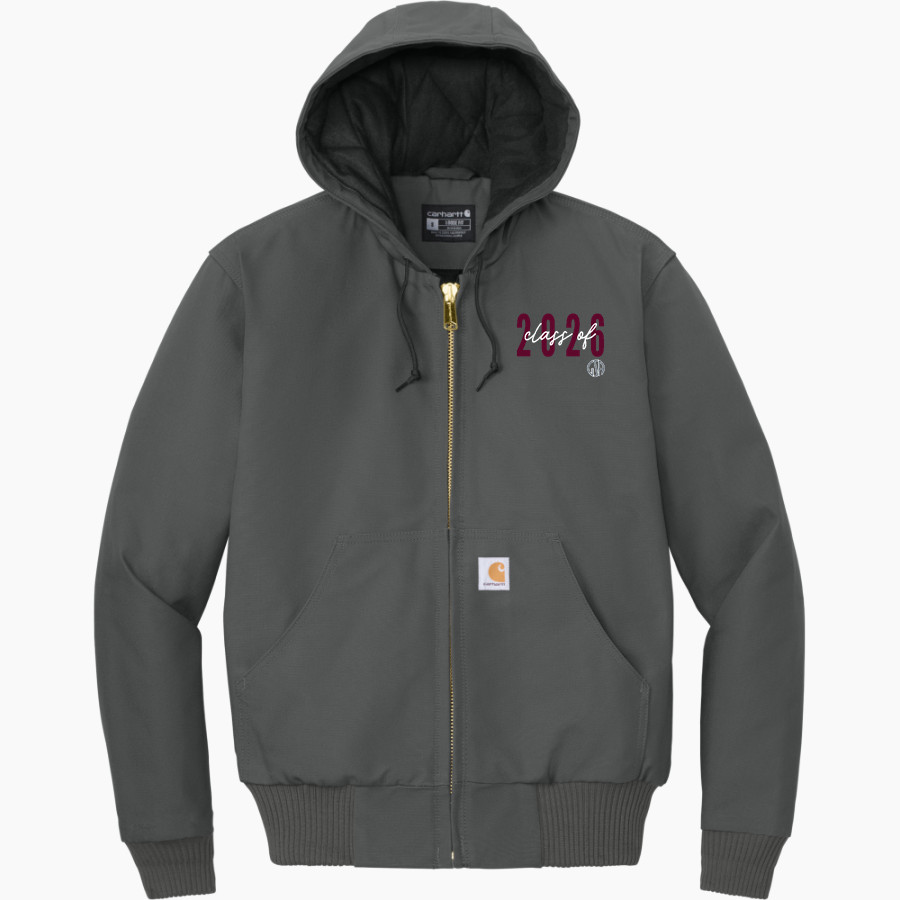 GEORGE STEVENS ACADEMY EAGLES <span class="pdp-name-mascot">GEORGE STEVENS ACADEMY EAGLES</span> Carhartt Men's Quilted-Flannel-Lined Duck Active Jacket
