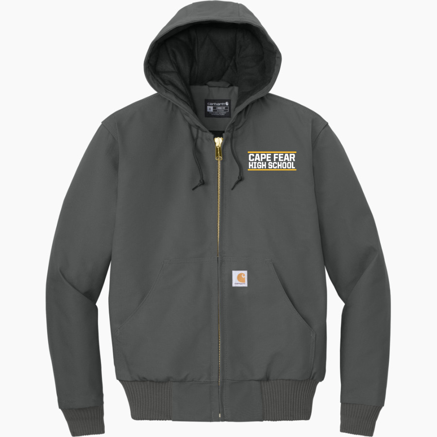 Cape Fear Colts <span class="pdp-name-mascot">Cape Fear Colts</span> Carhartt Men's Quilted-Flannel-Lined Duck Active Jacket