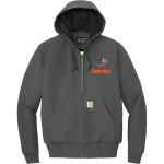 WELLS HIGH SCHOOL LEOPARDS <span class="pdp-name-mascot">WELLS LEOPARDS</span> Carhartt Men's Quilted-Flannel-Lined Duck Active Jacket Front Thumbnail