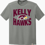 Kelly Hawks <span class="pdp-name-mascot">Kelly Hawks</span> Carhartt Men's Force Sun Defender Short Sleeve T-Shirt Front Thumbnail