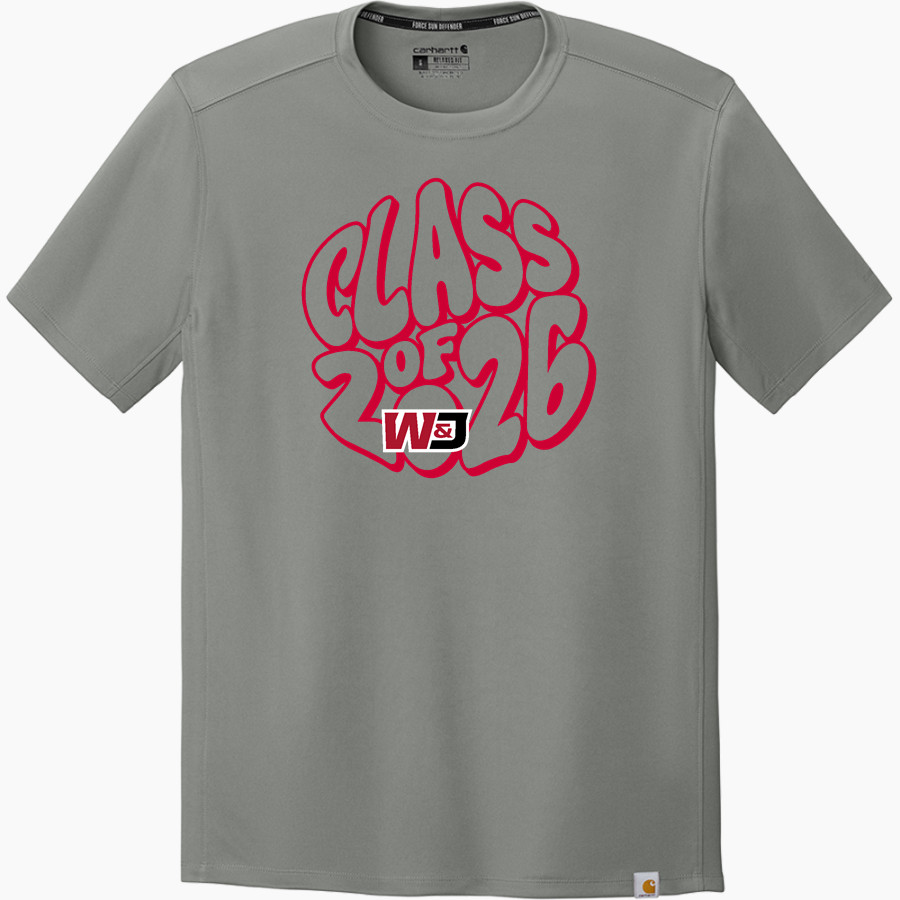 Washington & Jefferson Presidents Carhartt Men's Force Sun Defender Short Sleeve T-Shirt