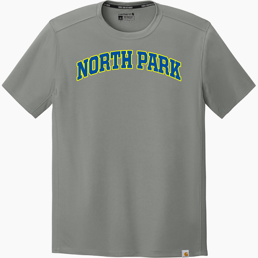 NORTH PARK UNIVERSITY Vikings <span class="pdp-name-mascot">NORTH PARK Vikings</span> Carhartt Men's Force Sun Defender Short Sleeve T-Shirt