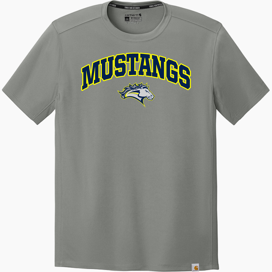 Mahone Mustangs Carhartt Men's Force Sun Defender Short Sleeve T-Shirt