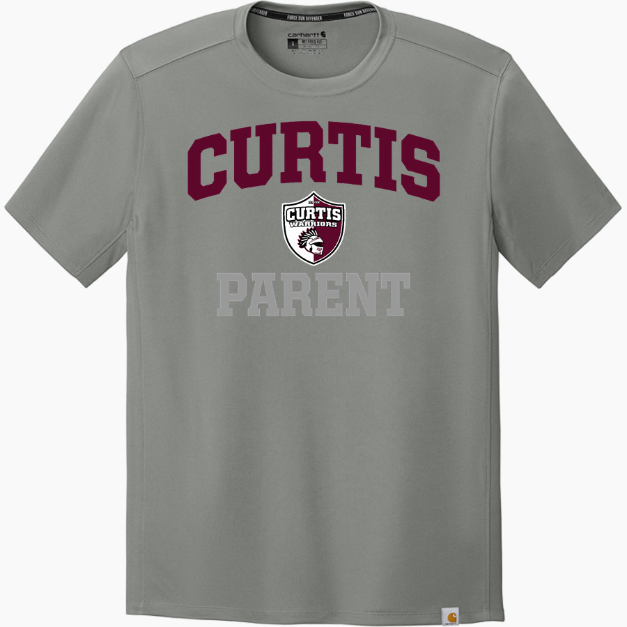 Curtis Warriors <span class="pdp-name-mascot">Curtis Warriors</span> Carhartt Men's Force Sun Defender Short Sleeve T-Shirt