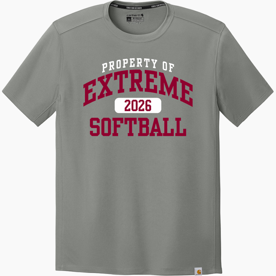 EXTREME SOFTBALL EXTREME SOFTBALL Carhartt Men's Force Sun Defender Short Sleeve T-Shirt