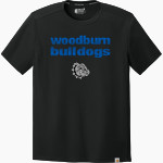 Woodburn Bulldogs <span class="pdp-name-mascot">Woodburn Bulldogs</span> Carhartt Men's Force Sun Defender Short Sleeve T-Shirt Front Thumbnail