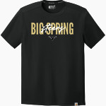 BIG SPRING HIGH SCHOOL STEERS <span class="pdp-name-mascot">BIG SPRING STEERS</span> Carhartt Men's Force Sun Defender Short Sleeve T-Shirt Front Thumbnail