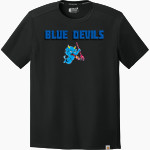 Roscoe Blue Devils Carhartt Men's Force Sun Defender Short Sleeve T-Shirt Front Thumbnail