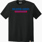 WOLVERINE-HOOSIER ATHLETIC CONFERENCE <span class="pdp-name-mascot">WOLVERINE-HOOSIER ATHLETIC CONFERENCE</span> Carhartt Men's Force Sun Defender Short Sleeve T-Shirt Front Thumbnail