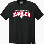Jupiter Christian Eagles Carhartt Men's Force Sun Defender Short Sleeve T-Shirt Front Thumbnail