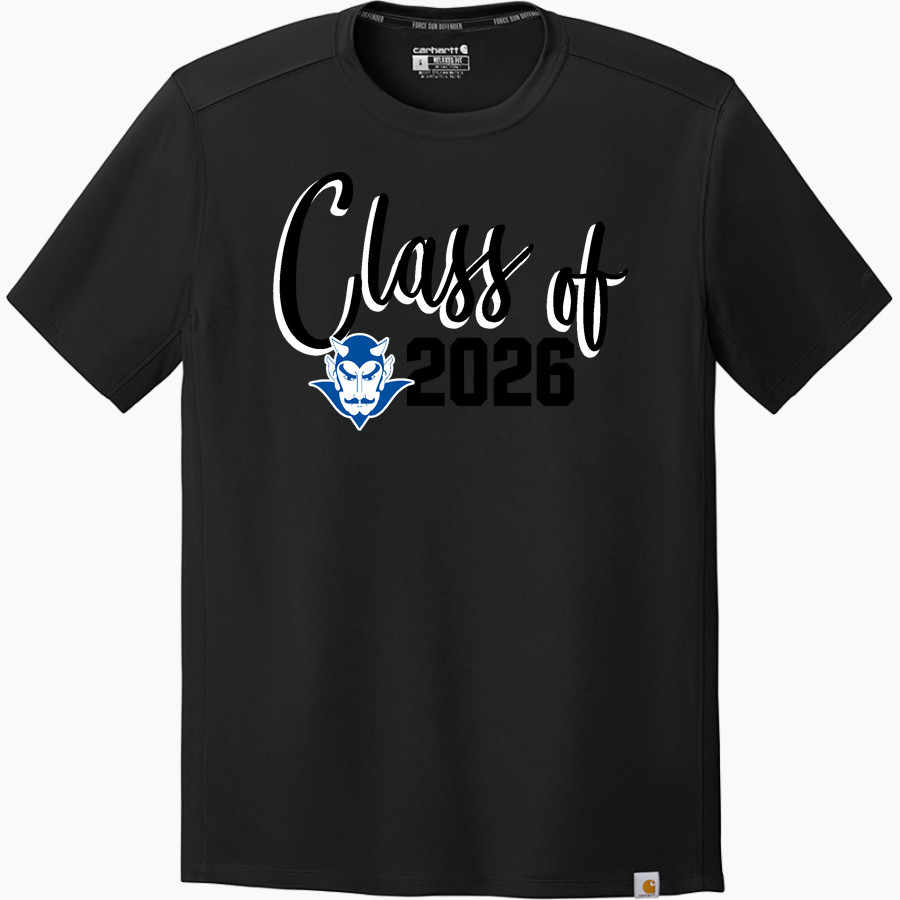 WALLA WALLA HIGH SCHOOL BLUE DEVILS <span class="pdp-name-mascot">WALLA WALLA BLUE DEVILS</span> Carhartt Men's Force Sun Defender Short Sleeve T-Shirt
