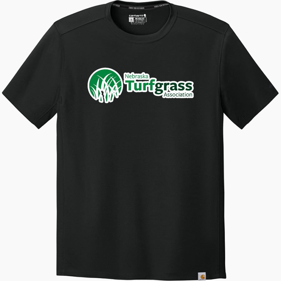 Nebraska Turfgrass Association Association <span class="pdp-name-mascot">Nebraska Turfgrass</span> Carhartt Men's Force Sun Defender Short Sleeve T-Shirt