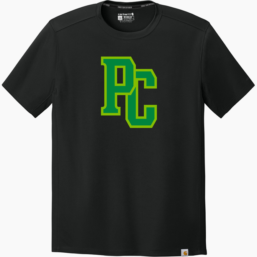PERRY CENTRAL HIGH SCHOOL COMMODORES Carhartt Men's Force Sun Defender Short Sleeve T-Shirt
