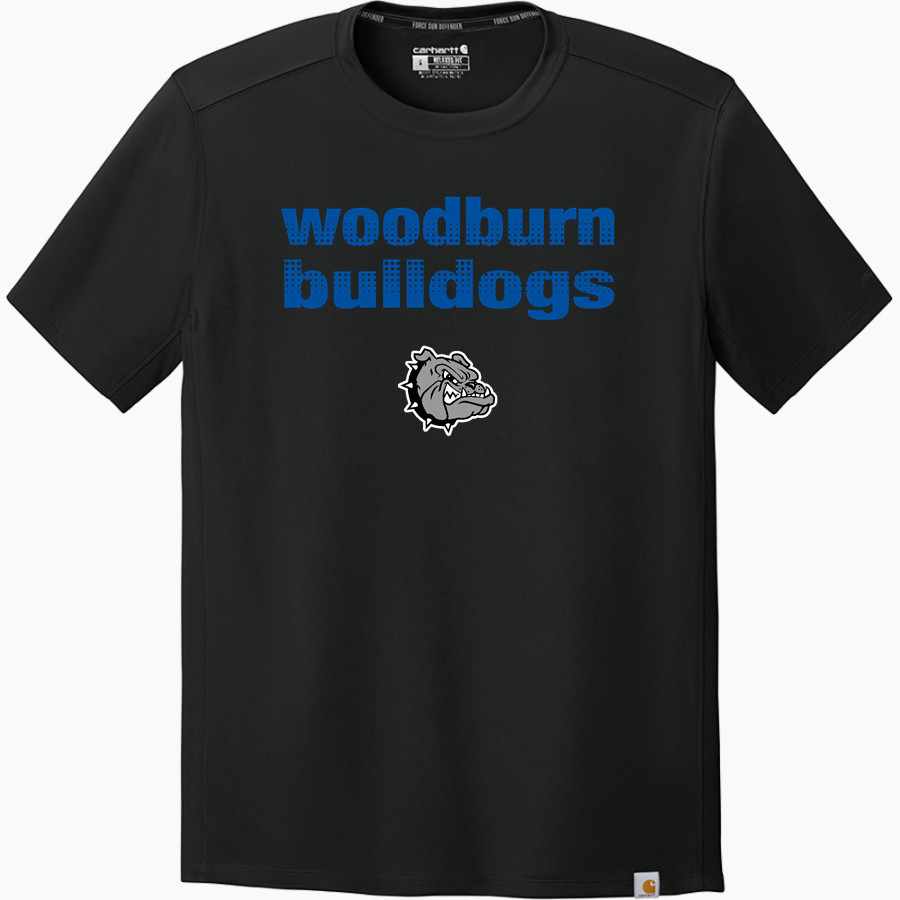Woodburn Bulldogs <span class="pdp-name-mascot">Woodburn Bulldogs</span> Carhartt Men's Force Sun Defender Short Sleeve T-Shirt