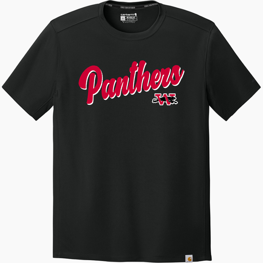 WILMOT UNION HIGH SCHOOL PANTHERS <span class="pdp-name-mascot">WILMOT PANTHERS</span> Carhartt Men's Force Sun Defender Short Sleeve T-Shirt