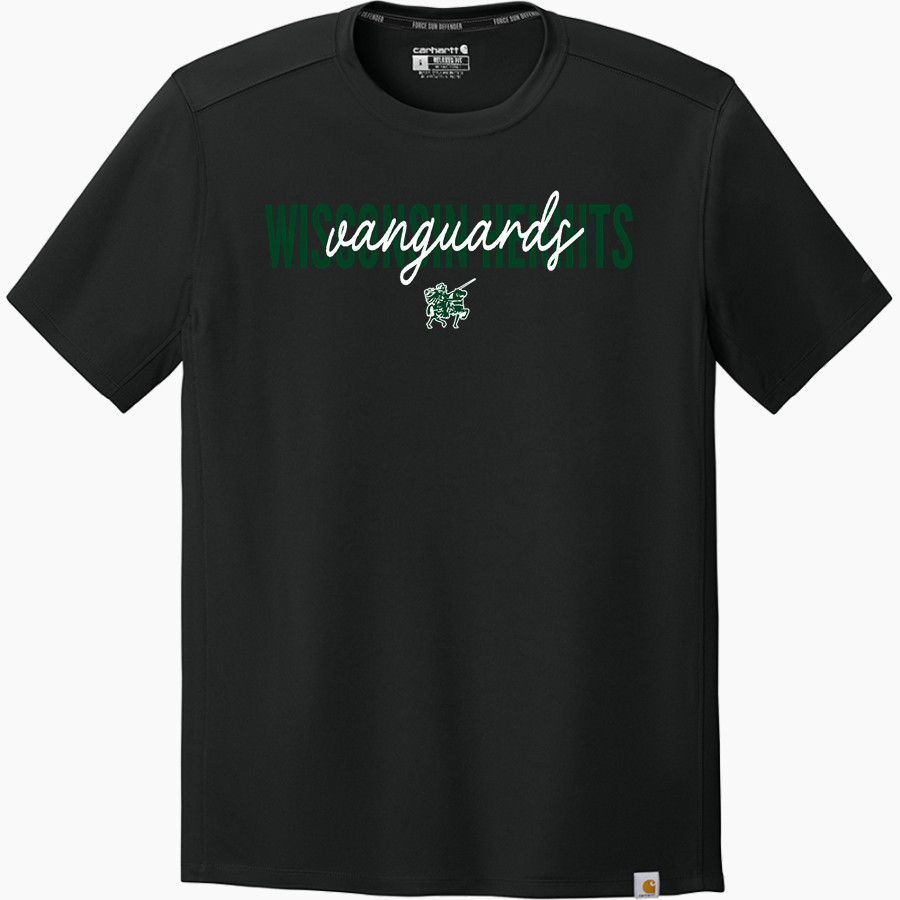 Wisconsin Heights High School Vanguards <span class="pdp-name-mascot">Wisconsin Heights High School</span> Carhartt Men's Force Sun Defender Short Sleeve T-Shirt