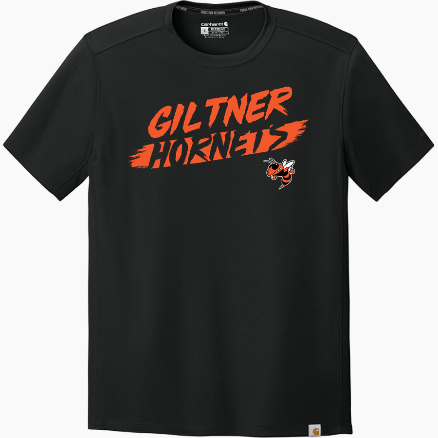 Giltner Hornets <span class="pdp-name-mascot">Giltner Hornets</span> Carhartt Men's Force Sun Defender Short Sleeve T-Shirt