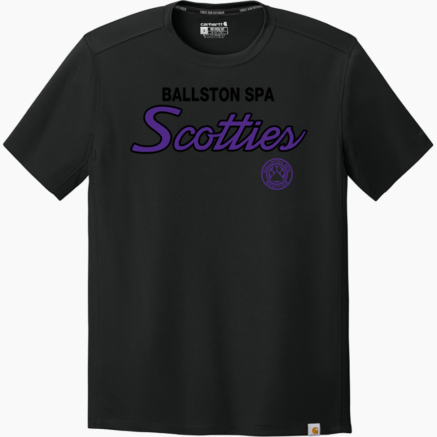 Ballston Spa Scotties The Official Online Store <span class="pdp-name-mascot">Baaston Spa Scotties</span> Carhartt Men's Force Sun Defender Short Sleeve T-Shirt