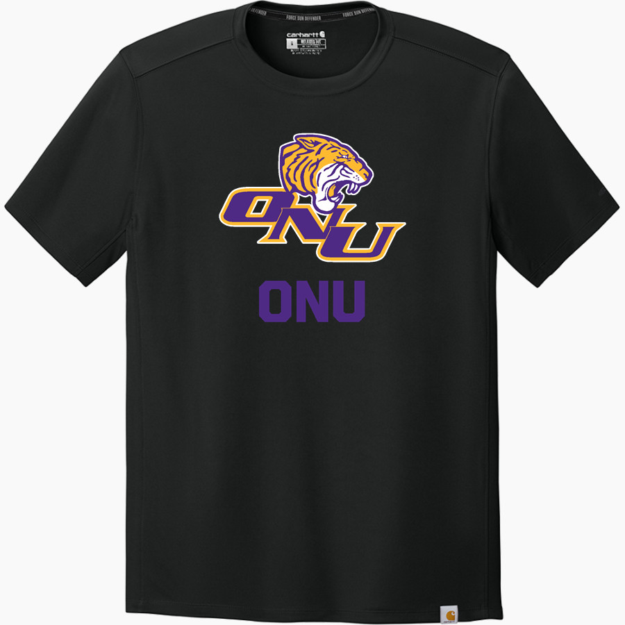 Olivet Nazarene Tigers Carhartt Men's Force Sun Defender Short Sleeve T-Shirt