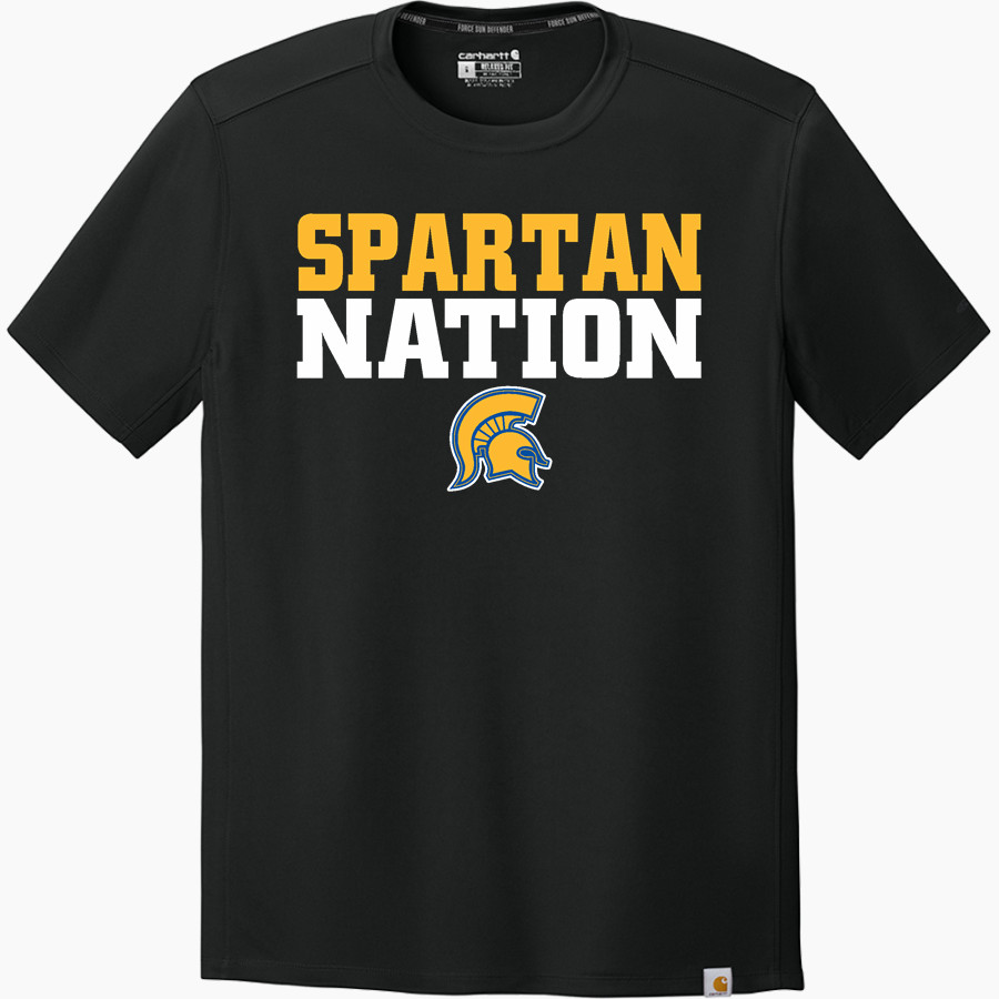 MASON CO CENTRAL HIGH SCHOOL SPARTANS Carhartt Men's Force Sun Defender Short Sleeve T-Shirt