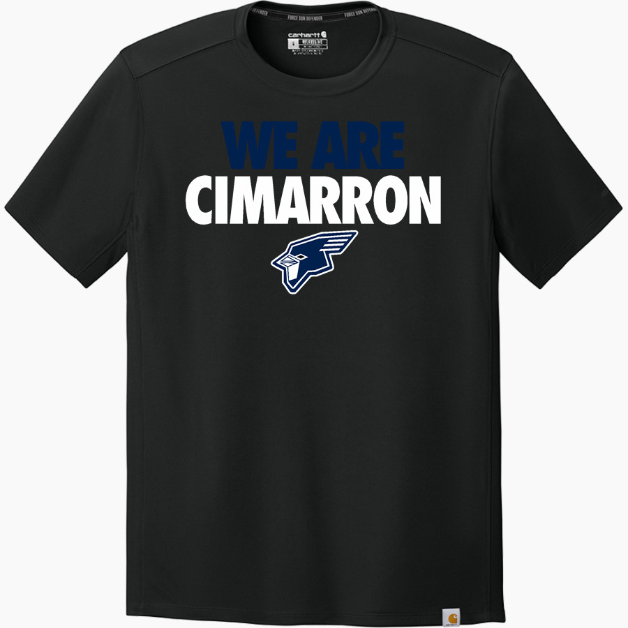 CIMARRON HIGH SCHOOL BLUEJAYS Carhartt Men's Force Sun Defender Short Sleeve T-Shirt
