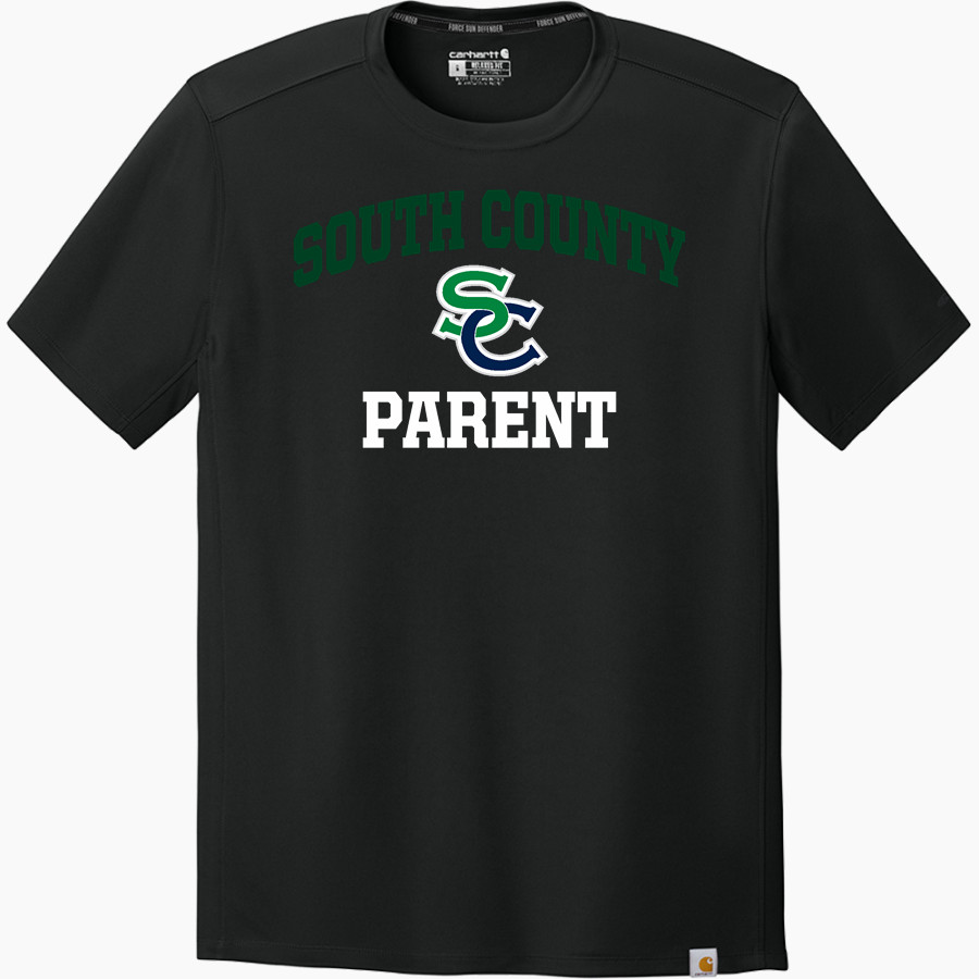 SOUTH COUNTY SECONDARY SCHOOL STALLIONS <span class="pdp-name-mascot">SOUTH COUNTY STALLIONS</span> Carhartt Men's Force Sun Defender Short Sleeve T-Shirt