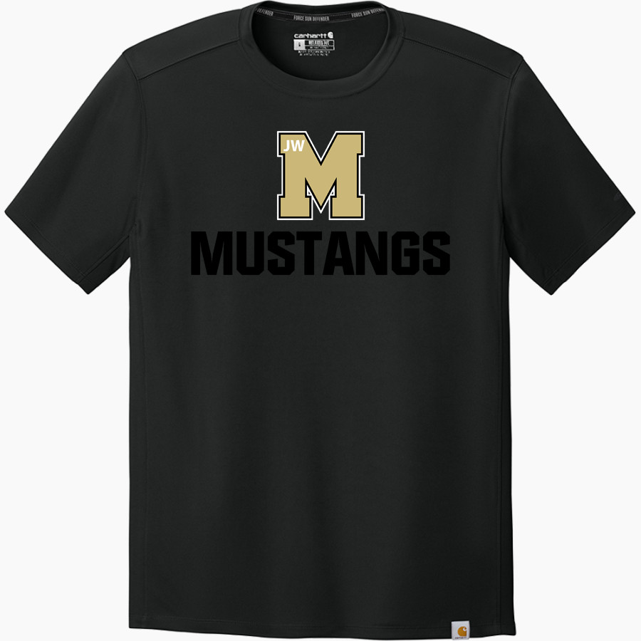 J W MITCHELL HIGH SCHOOL MUSTANGS Carhartt Men's Force Sun Defender Short Sleeve T-Shirt