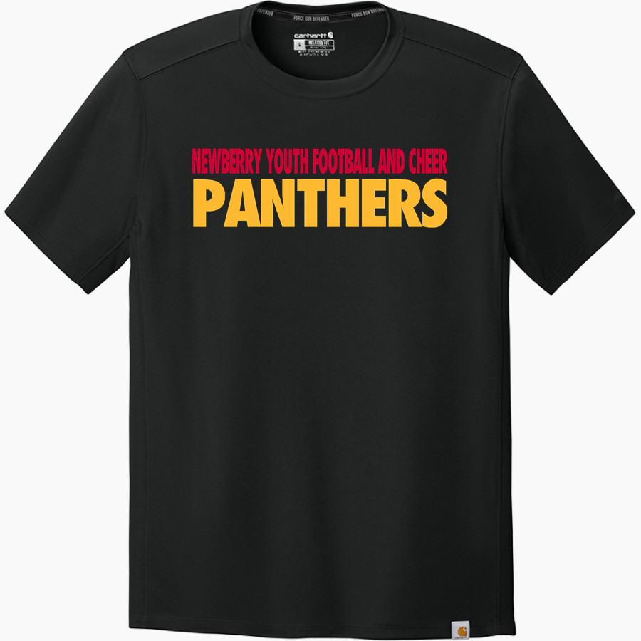 Newberry Youth Football And Cheer Panthers <span class="pdp-name-mascot">Newberry Youth Football And Cheer Panthers</span> Carhartt Men's Force Sun Defender Short Sleeve T-Shirt