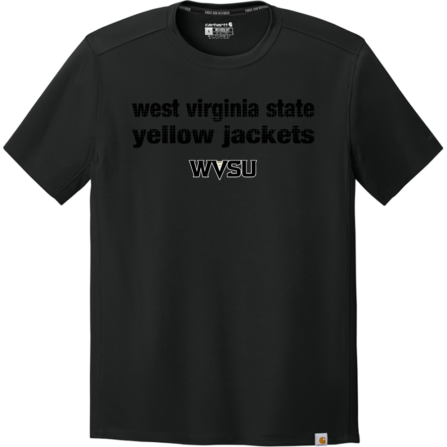 West Virginia State Yellow Jackets <span class="pdp-name-mascot">West Virginia State Yellow Jackets</span> Carhartt Men's Force Sun Defender Short Sleeve T-Shirt