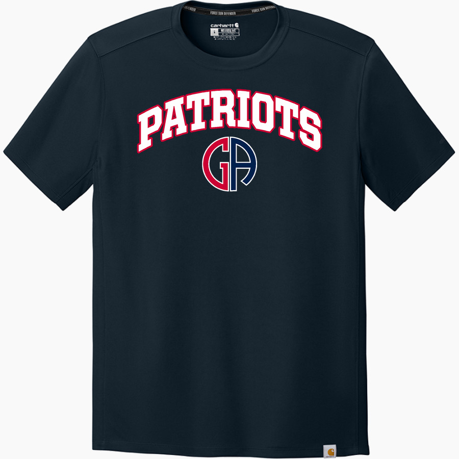 Germantown Academy Patriots Carhartt Men's Force Sun Defender Short Sleeve T-Shirt