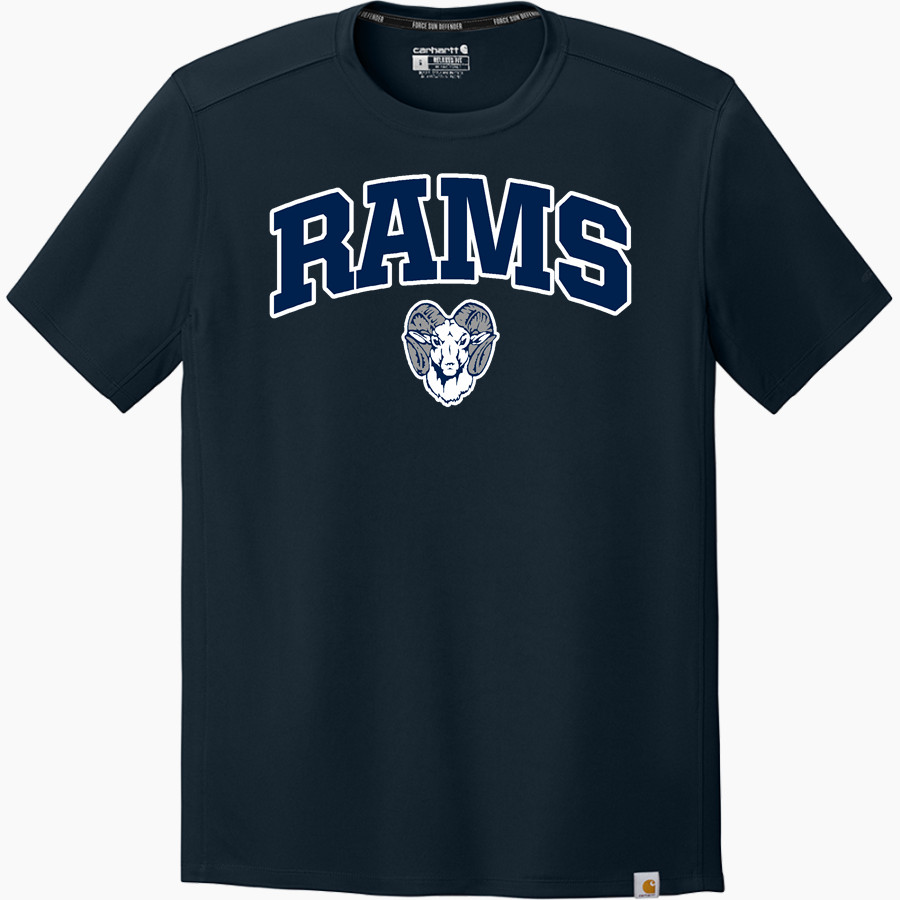 PURNELL SWETT SENIOR HIGH SCHOOL RAMS <span class="pdp-name-mascot">PURNELL SWETT RAMS</span> Carhartt Men's Force Sun Defender Short Sleeve T-Shirt