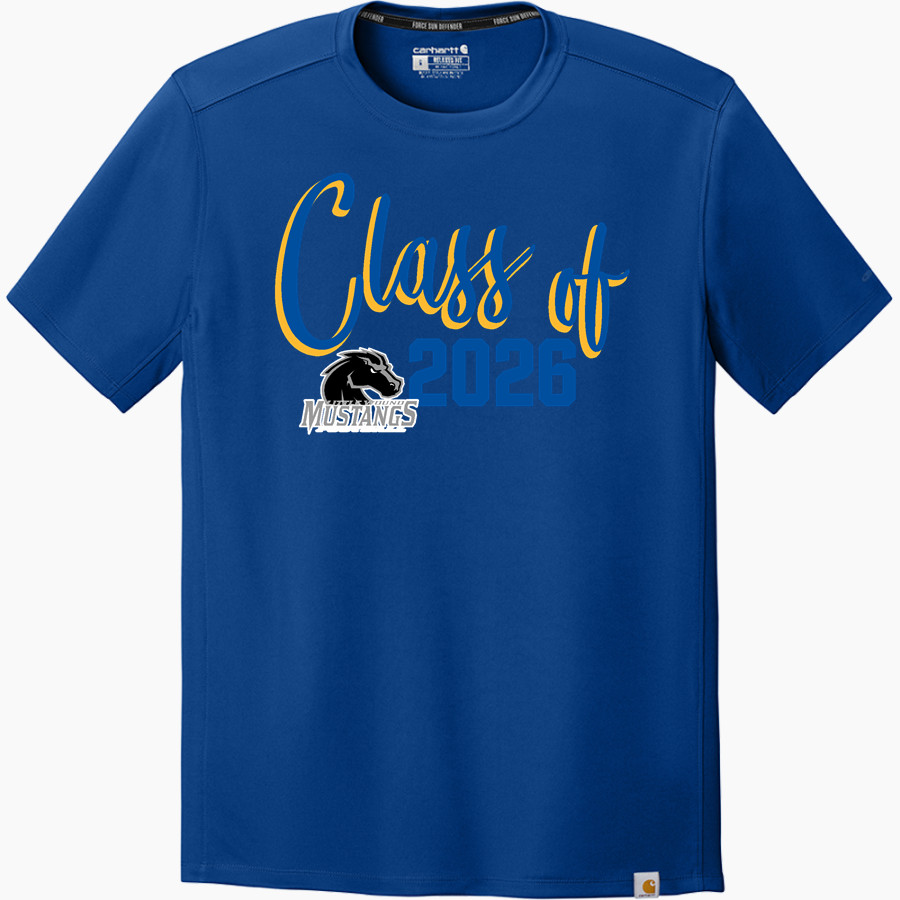 LITTLE WOUND HIGH SCHOOL MUSTANGS <span class="pdp-name-mascot">LITTLE WOUND MUSTANGS</span> Carhartt Men's Force Sun Defender Short Sleeve T-Shirt