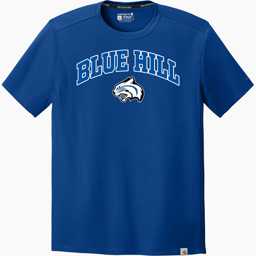 Blue Hill Bobcats <span class="pdp-name-mascot">Blue Hill Community School District Bobcats</span> Carhartt Men's Force Sun Defender Short Sleeve T-Shirt
