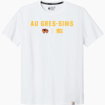 Au Gres-Sims HIGH SCHOOL WOLVERINES <span class="pdp-name-mascot">AU GRES - SIMS WOLVERINES</span> Carhartt Men's Force Sun Defender Short Sleeve T-Shirt Front Thumbnail