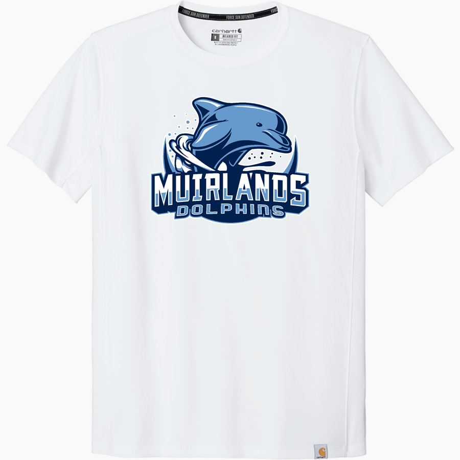 Muirlands Dolphins Carhartt Men's Force Sun Defender Short Sleeve T-Shirt