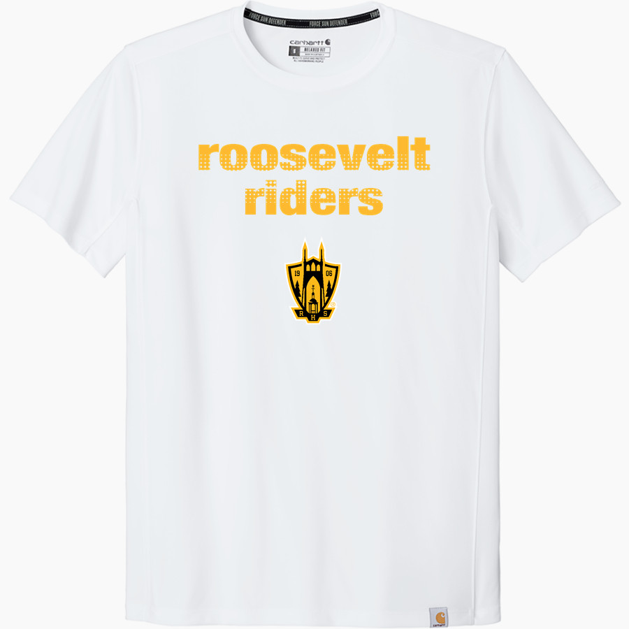 Roosevelt Roughriders Carhartt Men's Force Sun Defender Short Sleeve T-Shirt