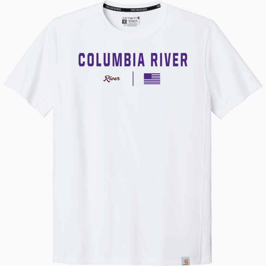 COLUMBIA RIVER RAPIDS ONLINE STORE <span class="pdp-name-mascot">COLUMBIA RIVER RAPIDS</span> Carhartt Men's Force Sun Defender Short Sleeve T-Shirt