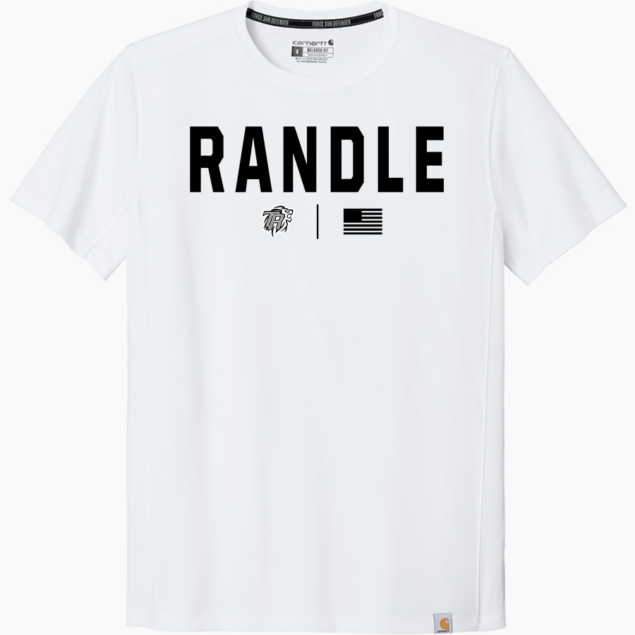 Dr. Thomas Randle Lions <span class="pdp-name-mascot">Thomas Randle HS Lions</span> Carhartt Men's Force Sun Defender Short Sleeve T-Shirt