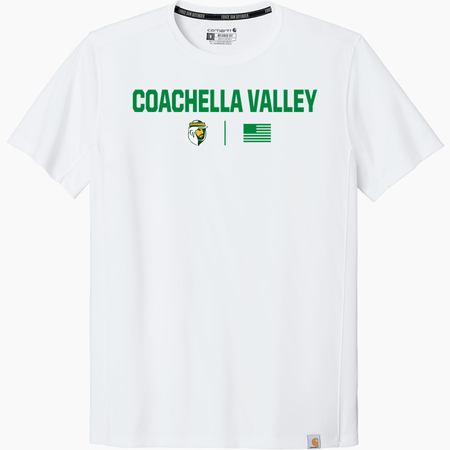 COACHELLA VALLEY HIGH SCHOOL ARABS <span class="pdp-name-mascot">COACHELLA VALLEY ARABS</span> Carhartt Men's Force Sun Defender Short Sleeve T-Shirt