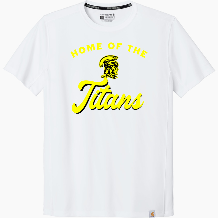 SBEP Titans Carhartt Men's Force Sun Defender Short Sleeve T-Shirt