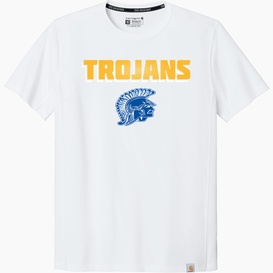 Tichenor Middle School Trojans <span class="pdp-name-mascot">Tichenor Middle School Trojans</span> Carhartt Men's Force Sun Defender Short Sleeve T-Shirt