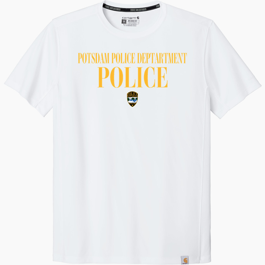 Potsdam Police Deptartment Police <span class="pdp-name-mascot">Potsdam Police Deptartment Police</span> Carhartt Men's Force Sun Defender Short Sleeve T-Shirt