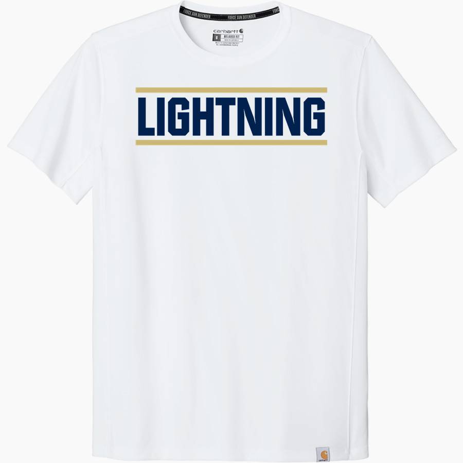 Lincoln Prep Academy Lightning Carhartt Men's Force Sun Defender Short Sleeve T-Shirt