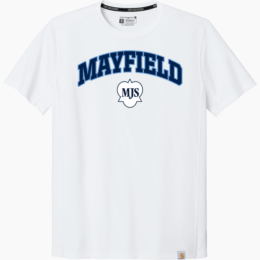 Mayfield Junior School Mustangs Online Store Carhartt Men's Force Sun Defender Short Sleeve T-Shirt